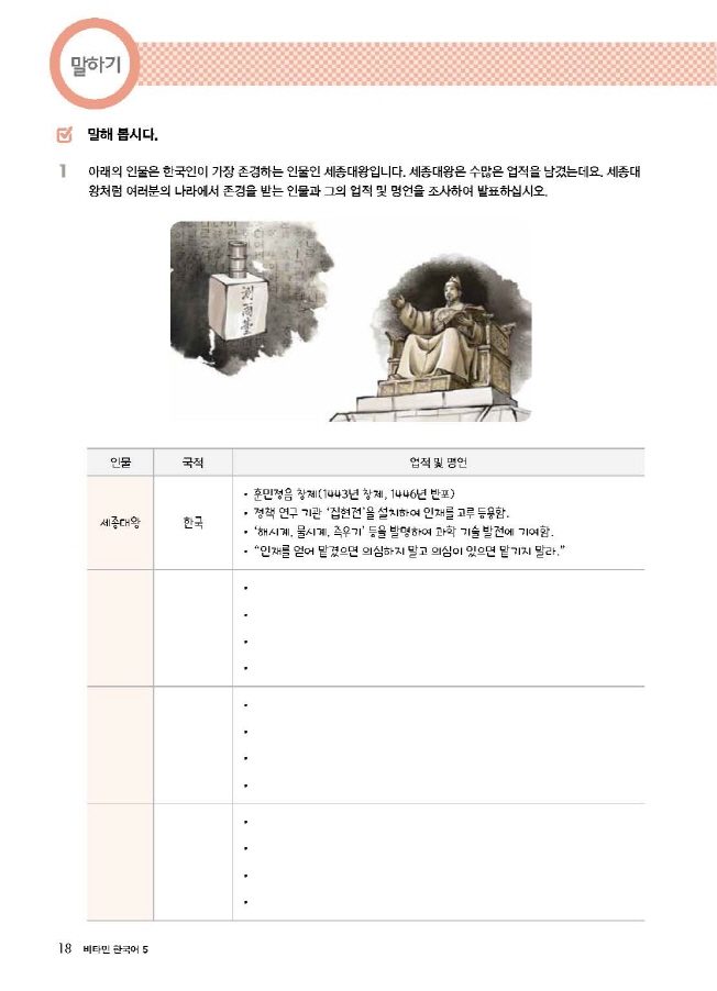Trang trong sách 비타민 한국어 5